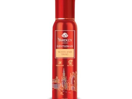 Yardley Gentleman Scotland Swag No Gas Perfumed Deodorant | No Gas Deo for Men | 2X Perfume | 12 Hours Action | 120ml