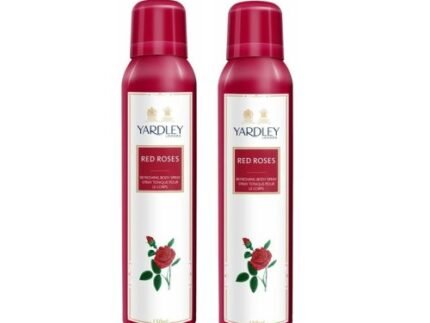 Yardley London Red Rose Deodorant Spray Combo For Women(Pack Of 2)