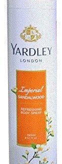 Yardley Unisex London Kashi Enterprises Sandalwood Body Spray (150 Ml), 1 Count
