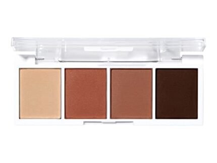 e.l.f. Bite-Size Eyeshadow, Ultra-Pigmented Eye Makeup Quad, 4 Matte & Shimmer Shades, Creamy & Blendable Powder, I Love You A Latte, 0.12 Oz