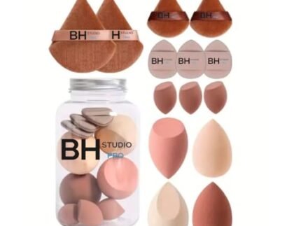 14 Pcs Makeup Sponges Set With Storage Case, Latex Free Flawless Soft Setting, Beauty Blender Sponge Suitable for Liquid, Cream and Powder – Multicolored