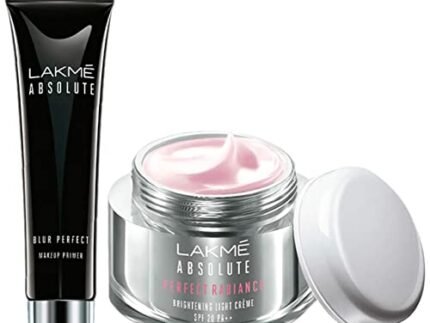 Lakme Absolute Blur Perfect Matte Face Primer 30 ml & Lakme Absolute Perfect Radiance Brightening Light Crème, 50g