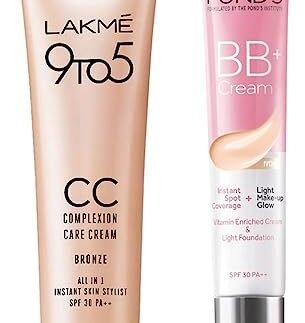 Pond’s White Beauty BB+ Fairness Cream 01 Original, 18 g And LAKMÉ Complexion Care Face Cream, Bronze, 9g