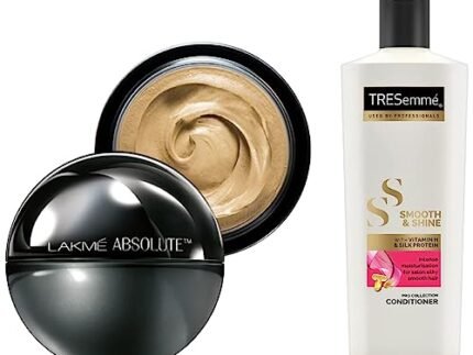 Lakme Absolute Skin Natural Mousse, Ivory Fair 01, 25g & TRESemme Smooth and Shine Conditioner, 190ml