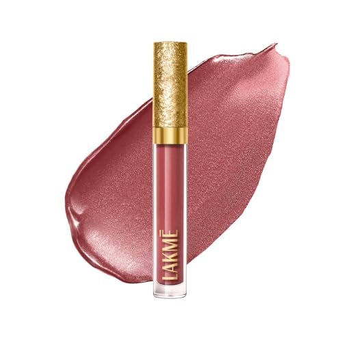 Lakme Be-Jewel Shimmer Lip Liquid with Ceramides, Luminous Matte Finish, Waterproof – 201 Pink Topaz 3.5ml Lakme Be-Jewel Shimmer Lip Liquid with Ceramides, Luminous Matte Finish, Waterproof – 201 Pink Topaz 3.5ml