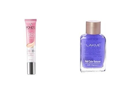 Pond’s White Beauty BB+ Fairness Cream 01 Original, 18 g And Lakme Nail Color Remover, 27ml