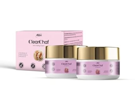 ClearChaf – Anti-Chafing Cream Relief for Skin Rashes, Friction, Irritation and Reduces Sweat Odor with Goodness of Almond Oil & Shea Butter (Non-Greasy and Non-Staining) (Pack Of 2)