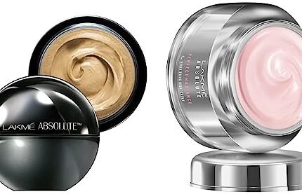 Lakmé Absolute Skin Natural Mousse, Ivory Fair 01, 25g & Lakmé Absolute Perfect Radiance Skin Lightening Night Creme, 50g