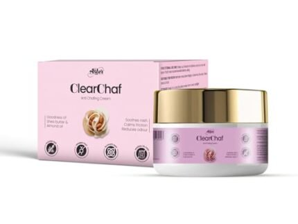 ClearChaf – Anti-Chafing Cream Relief for Skin Rashes, Friction, Irritation and Reduces Sweat Odor with Goodness of Almond Oil & Shea Butter (Non-Greasy and Non-Staining)