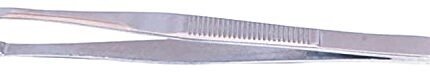 Babila Slat Tip Tweezer, Silver
