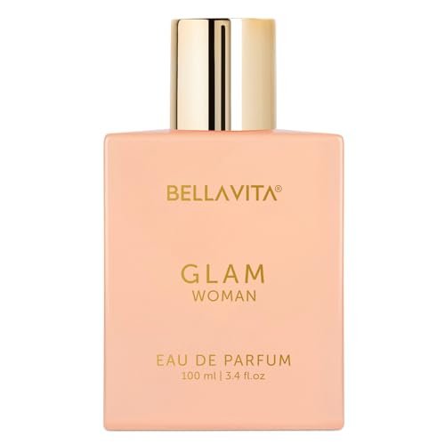 Bella Vita Luxury GLAM | Long Lasting Perfume for Woman | EDP 100ml | African Orange, Jasmine & Patchouli | Floral, Fruity, Woody Premium Fragrance for Women Bella Vita Luxury GLAM | Long Lasting Perfume for Woman | EDP 100ml | African Orange, Jasmine & Patchouli | Floral, Fruity, Woody Premium Fragrance for Women