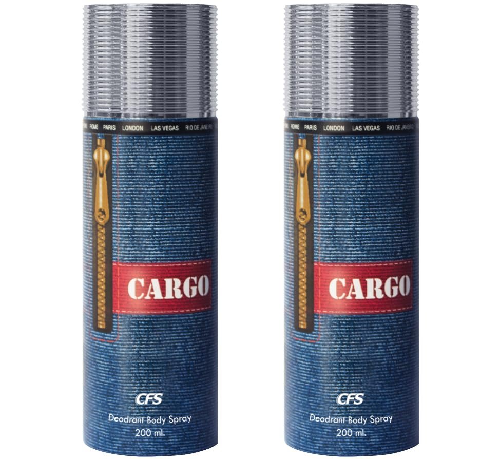 CFS Cargo Blue Deodorant Body Spray Long lasting Freshness Combo CFS Cargo Blue Deodorant Body Spray Long lasting Freshness Combo