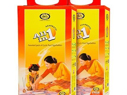 Cycle Pure All in One Assorted Incense Sticks || 8 Assorted Agarbathi Packets || in a Pack of 2 Boxes (173 Nos per Pack) / Floral, Woody, Masala, Fruity, Natural Fragrance