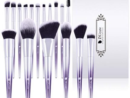 DUCARE Makeup Brushes Set- purple, 17 Pcs