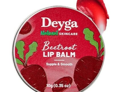Deyga Beetroot Lip Balm | Lip Care | For Dry & Chapped Lips | For Pigmented Lips | For Women & Men (Classic Lip Balm – Pack of 1)
