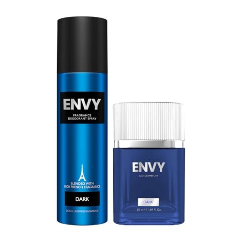 ENVY Dark Deodorant – 140ML & Dark Perfume – 50ML (Combo Pack of 2) ENVY Dark Deodorant – 140ML & Dark Perfume – 50ML (Combo Pack of 2)