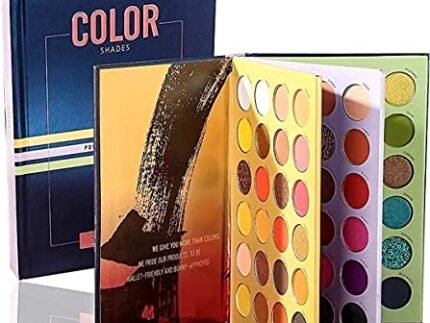 Eye Shadow Palette 72 Shades of Color Book Eyeshadow Combined with 3 Layer Natural Highly Pigmented Natural Ultra Eye Shadow Pressed Powder (Multicolor)