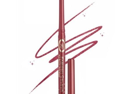 FASHION COLOUR Intense Revolving Kajal(0.35g) | High Impact Intense Color In 1 Stroke | 12HR Long Stay | Matte & Mettalic Finish | Soft Texture | Waterproof & Smudgeproof | (05 SPICY RED, 0.35g)
