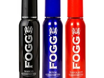 FOGG Men Marco & Royal & Napoleon Fresh Scent Deodorant Spray (Pack Of 3)(100Gms/120Ml Each)