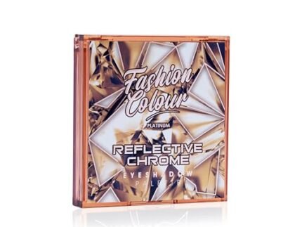 Fashion Colour 9 in 1 Pigmented Colors MultiChrome Eyeshadow Palette Long Wearing And Easily Blendable Eye Makeup Palette Shimmery And Metallic Finish (Reflective Chrome) (9g x 1N)