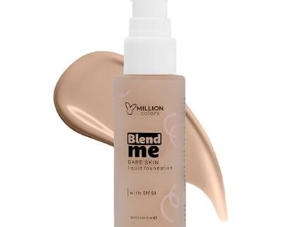 Foundation With SPF 50 for Face Makeup | Liquid Foundation for Oily and Dry Skin | Lightweight Matte Finish| Waterproof Long-Lasting Makeup | All Skin Types | Soft Tan 05, 30ml