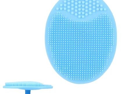 GLUN® Silicone Face Scrubber Exfoliator, Soft Face Brush, Facial Cleansing Brush Acne Pore Pad for Deep Cleaning Skin Care