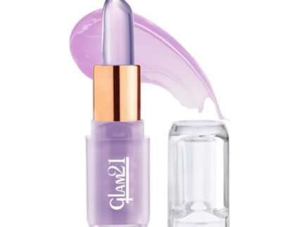 Glam 21 Jelly Pop fruity gel lipstick| Moisturising | Glossy Finish | Gives a Natural Colour | Lightweight | 03- Blueberry Purple, 3.5gm