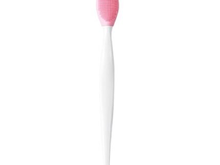 Gleva Silicone Skincare Lip/Nose Exfoliator Deep Cleaning Blackhead Remover Facial Cleansing & Face Scrubber Brush, Double-sided Soft ​Lip Brush for ​Smoother and Fuller Lip Appearance Pack of 1 (Pink)