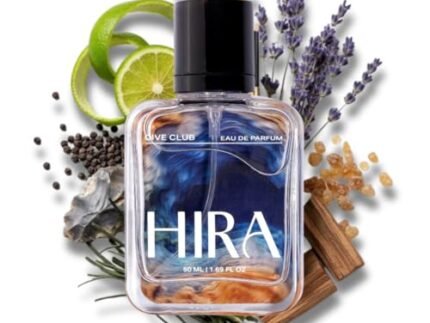 HIRA Dive Club Perfume for Men 50ml | 12 Hours Long Lasting Eau De Parfum Premium Luxury Smell | Best Men Perfume with Woody, Musky & Spicy Scent | Bold Night-Out & Date Night Fragrance | Gifts for Men, boyfriend