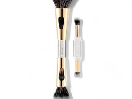 HUDA GIRL 4 in 1 Makeup Brush Set – Ultra Soft Makeup Brushes for Women & Girls, Ace Powder, Blending Eye Shadow & Foundation Brushes, Multifunctional Travel Makeup Brushes Set