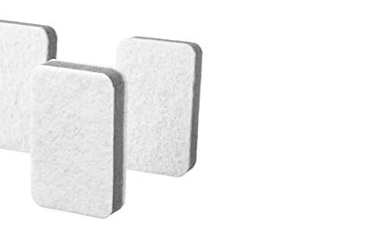 IKEA Polyurethane Svampig Sponge, Grey-White (Pack of 3)