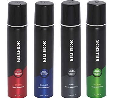 Killer Deodorants Combo Pack Of 4 For Men