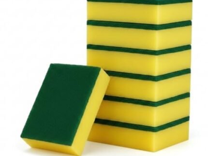 Kitchen Scrub Sponges(Pack of 9) Dishwasher Safe, Non-Staining Microfiber Scrubber Cleaner for Home and Office Dish Cleaning Sponge Utensil Scrubber Scrub Pad for Bartan