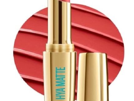 LAKME 9to5 Hya Matte Lipstick, Red Alert, 3.6gm, for Full Coverage and Hydrated Lips, with Hyaluronic Acid, Cocoa Butter & Vitamin E, Smudge-Proof, Longstay Upto 14 Hours