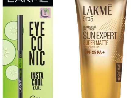 LAKMÉ Pond’s Light Moisturizer Cream & Eyeconic Insta Cool Kajal Combo