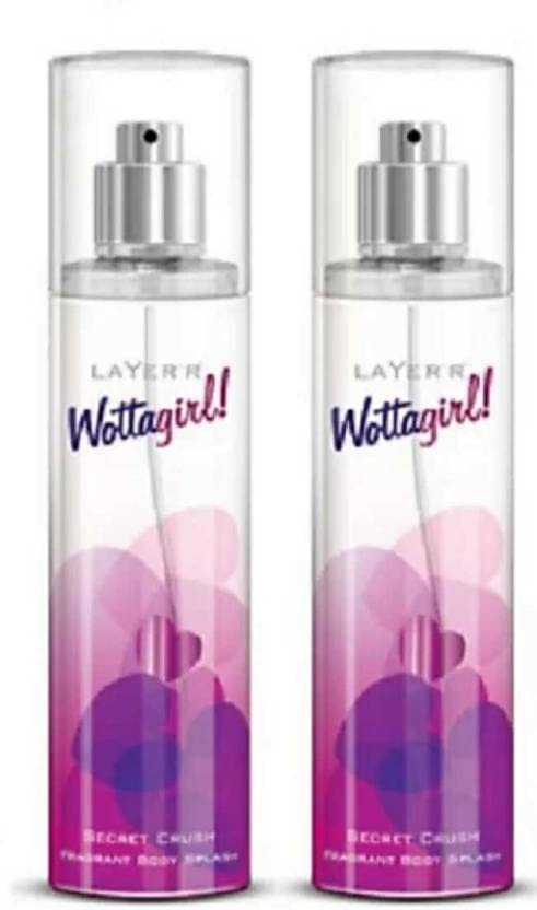 LAYER’R Wottagirl Secret Crush deodorant spray for women Combo of 2 pieces Deodorant Spray – For Women (270 ml, Pack of 2) LAYER’R Wottagirl Secret Crush deodorant spray for women Combo of 2 pieces Deodorant Spray – For Women (270 ml, Pack of 2)