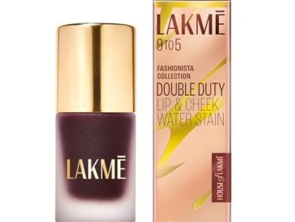 Lakme 9to5 Double Duty Lip & Cheek Water Stain Ruby Glow - 9ml