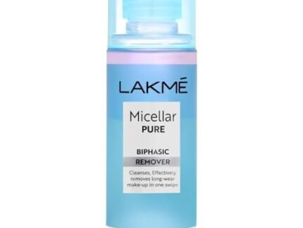 Lakme Biphasic Micellar Face Cleansing Water 200ml | Removes Waterproof Makeup | Oil and Water Formula
