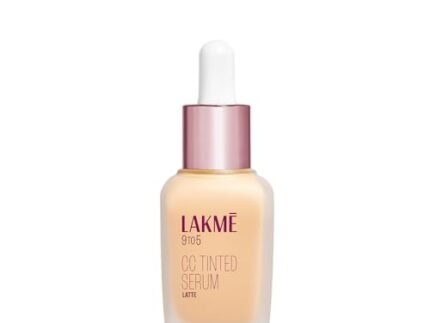 Lakme CC Tinted Serum with 2% Hyaluronic Acid||Tinted Moisturizer to Brighten Skin|| Conceal Dark Spots|| Latte – 30ml