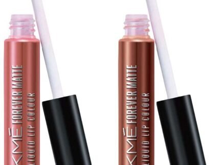 Lakmé Forever Matte Liquid Lip Colour, Nude Myth, 5.6 ml & Lakmé Forever Matte Liquid Lip Colour, Nude Twist, 5.6 ml