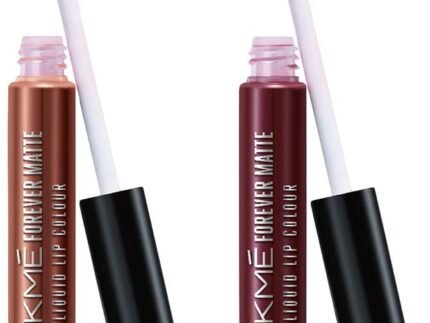 Lakmé Forever Matte Liquid Lip Colour, Nude Twist, 5.6 ml & Lakme Forever Matte Liquid Lip Colour, Wine Touch, 5.6 ml
