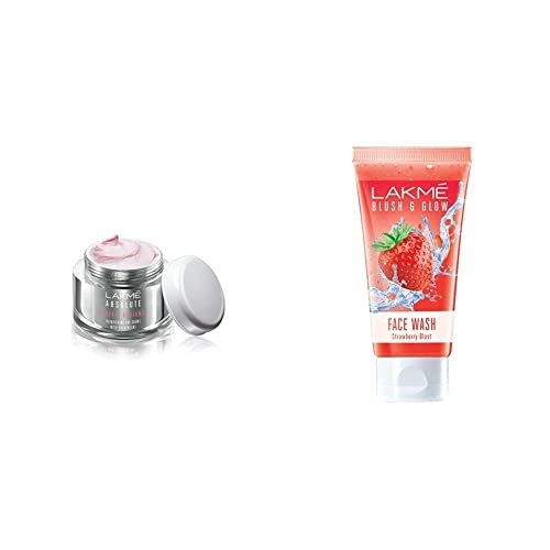 Lakmé Perfect Radiance Fairness Day Creme 50 G & Blush And Glow Strawberry Gel Face Wash, 100G Lakmé Perfect Radiance Fairness Day Creme 50 G & Blush And Glow Strawberry Gel Face Wash, 100G