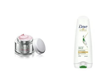 Lakmé Perfect Radiance Fairness Day Creme 50 g & Dove Hair Fall Rescue Conditioner, 180ml