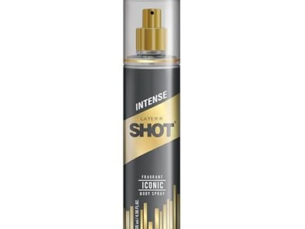 Layer’r Shot Gold Iconic Men’s Body Spray 135ml | Intense Long-Lasting Deodorant with Amber & Citrus Fragrance | All-Day Freshness | Perfect for Every Occasion
