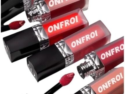 Liquid Mini Lipstick Combo Pack of 8 (Forever Nude & Red Edition) Long Lasting Waterproof Matte Lipsticks Set for Women, Transfer Proof, Highly Pigmented Shades (24ml Total)