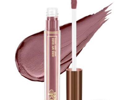 LoveChild Masaba Kiss My Sass Velvet Matte Lipstick (Mauve), Intense Color, Transfer-Proof, Hydrating with Hyaluronic Acid, Long-Lasting & Lightweight, Smooth Glide Formula, SIMP 2.5ml