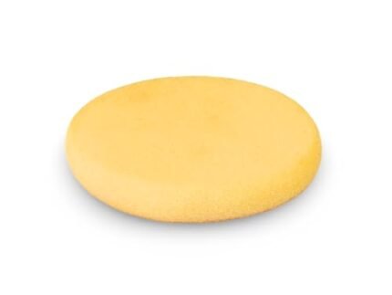 Lucifer Professional Oval Makeup Sponge, Soft Blending Applicator, Yellow