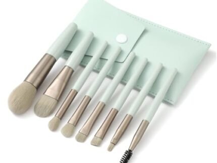 Make Up Brushes 8Pcs Makeup Brush Set – Foundation Blending Eyeshadow Eye Brushes Set with Bag – Professional Cosmetic Brushes for Face and Eye Makeup – Multicolor
