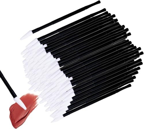 Molly Minx 12 pcs Lip Applicators Disposable Lip Brush, Lips Wands Applicators, Lipstick Applicators Disposable Doe Foot Applicators Lips Brush Wands Molly Minx 12 pcs Lip Applicators Disposable Lip Brush, Lips Wands Applicators, Lipstick Applicators Disposable Doe Foot Applicators Lips Brush Wands