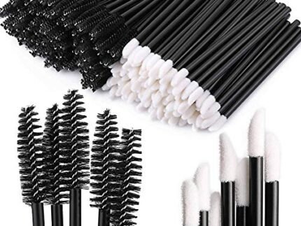 NESA® Disposable Makeup Brush Set (50 Lip and Gloss Brush+50 Mascara Eyelash Wands Brush-100 Pcs)